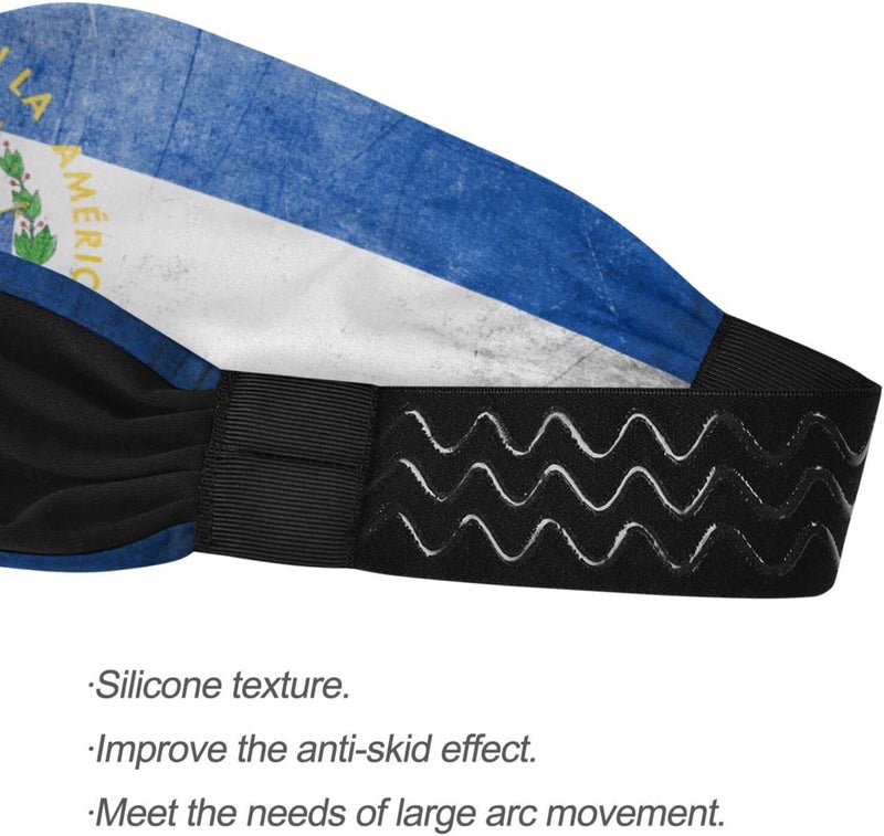 Vcmaluco Sports Sweatbands Headband for Men Women Elastic Headband Hair Bands Sports Sweatbands for Basketball Yoga Exercise Workout - Image 4